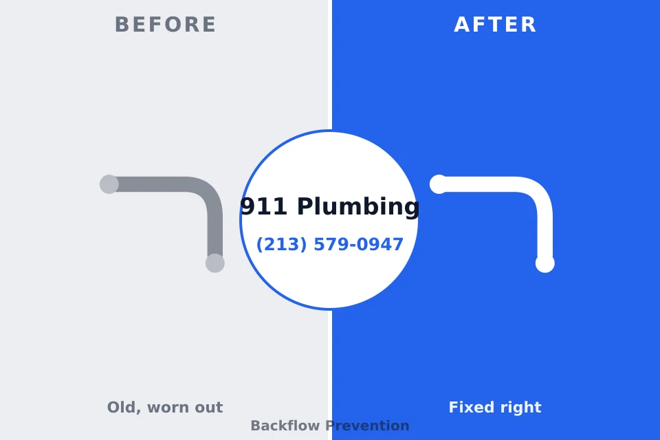 Before and after: plumbing repair Cherokee Village, AR